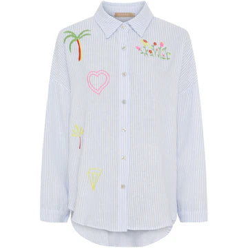 Marta - Sandra Shirt - Celeste