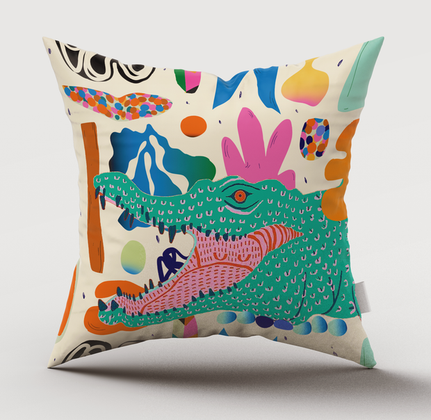 Cushion - Nile Reptile - Elizabeth Summer
