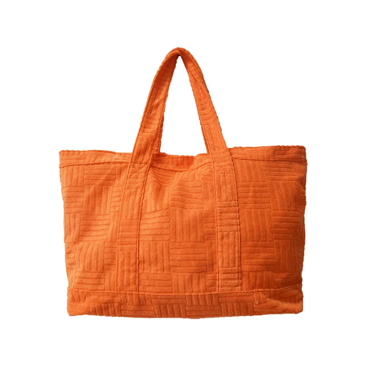 Summer Towelling Bag - Orange - Elizabeth Summer