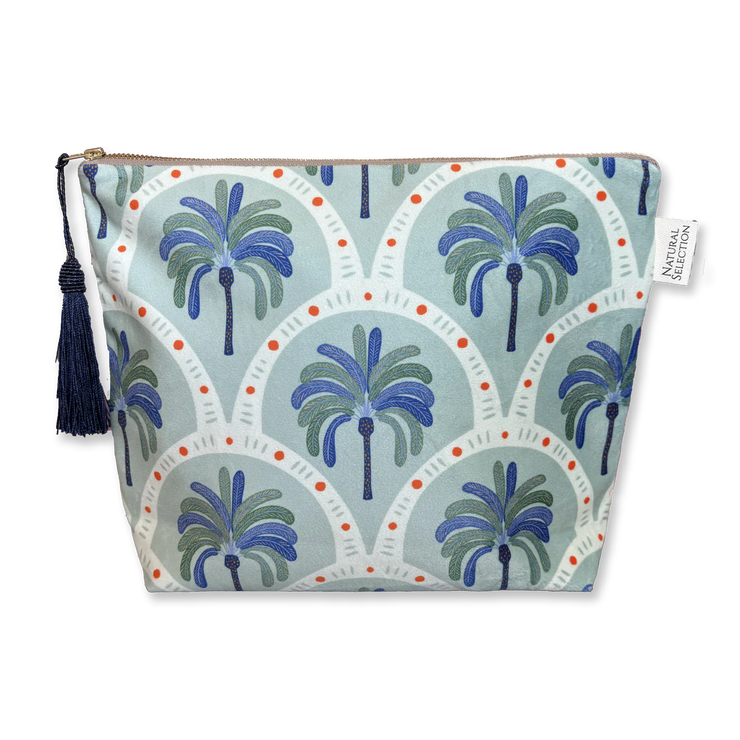 Make up bag - Velvet - Palma Sky Velvet Makeup bag