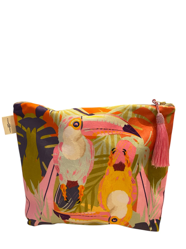 Make up bag - Velvet - Toucan Perch - Elizabeth Summer