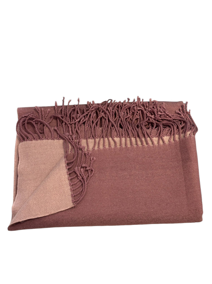 Luxe Cashmere - Double Sided - Dusty Purple - Elizabeth Summer