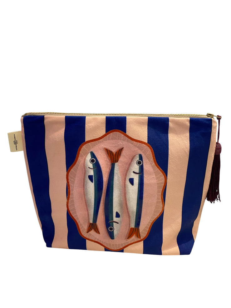 Paros Catch - Velvet Makeup Bag