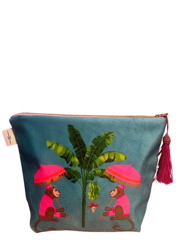 Mystic Monkey - Velvet Makeup Bag - Elizabeth Summer