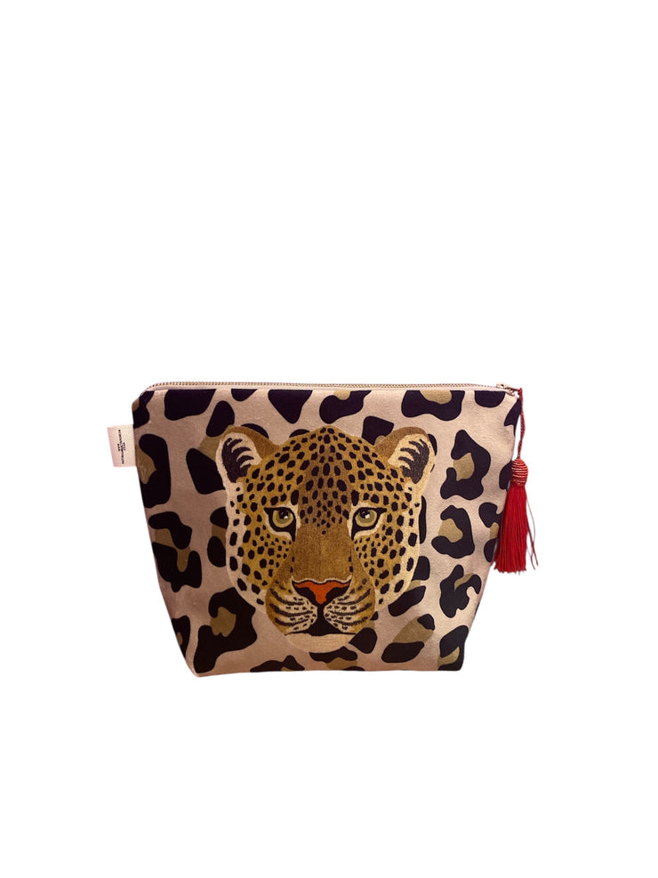 Chobe Taj - Velvet Makeup Bag - Elizabeth Summer