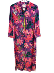 Meg Dress - Purple tropics