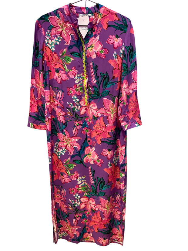 Meg Dress - Purple tropics