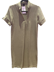 Slick - Milly Mandarin Dress - Fern Green - Elizabeth Summer
