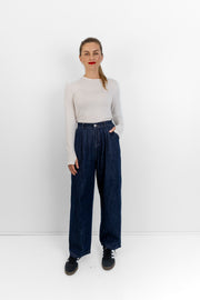 SLICK - Santorini - Dark Denim Wide Leg Jeans