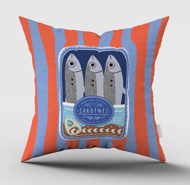 Cushion - St Helena Sardines - Elizabeth Summer