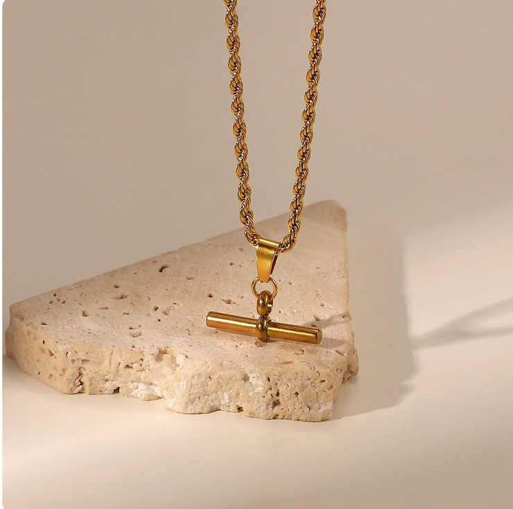 Tarnish Free Necklace T Bar