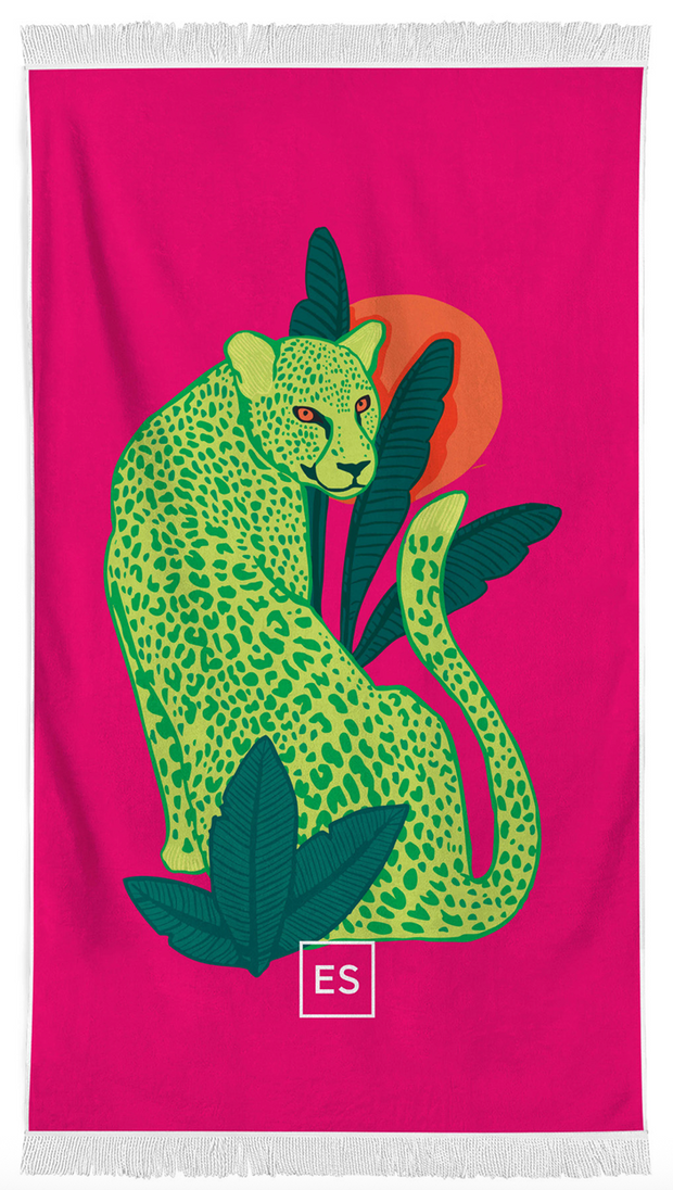 Beach Towel - Leopard (Pre-Order) - Elizabeth Summer