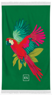 Beach Towel - Parrot (Pre-Order) - Elizabeth Summer