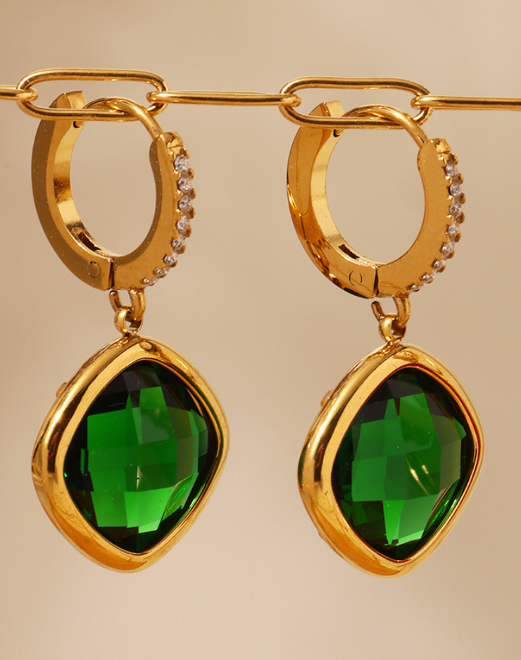 Tarnish Free - Earrings - Multi Colour - Elizabeth Summer