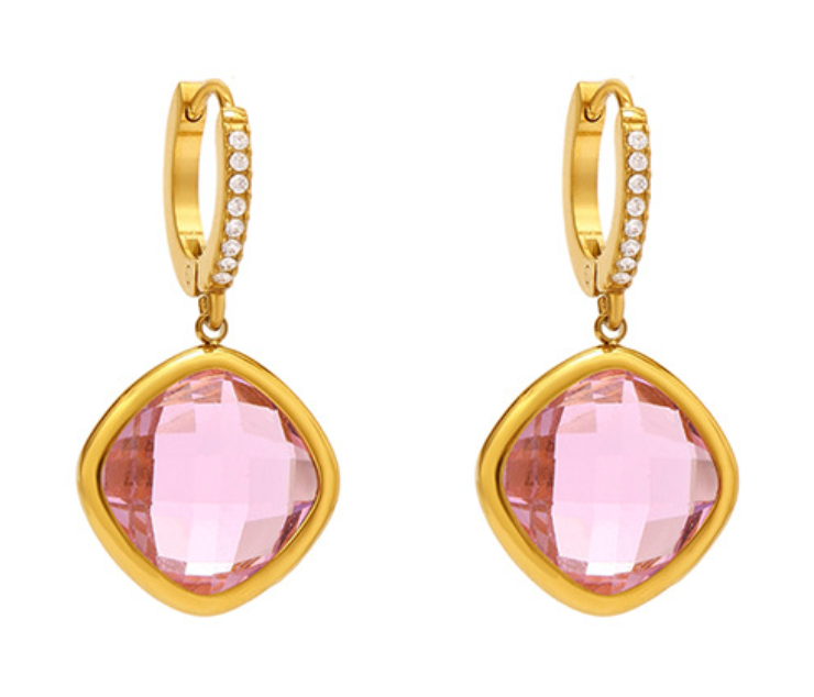 Tarnish Free - Earrings - Multi Colour - Elizabeth Summer