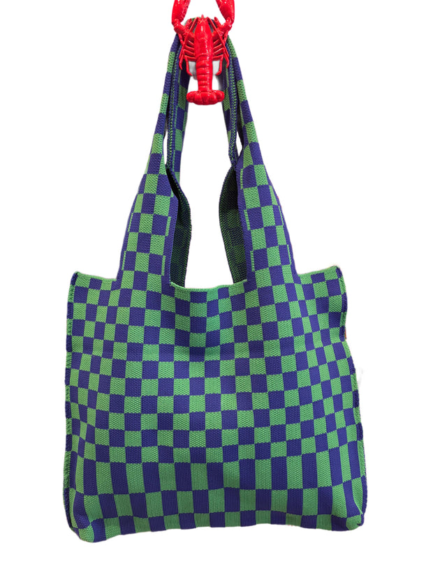 Ibiza Shopper Bag - Green & Blue