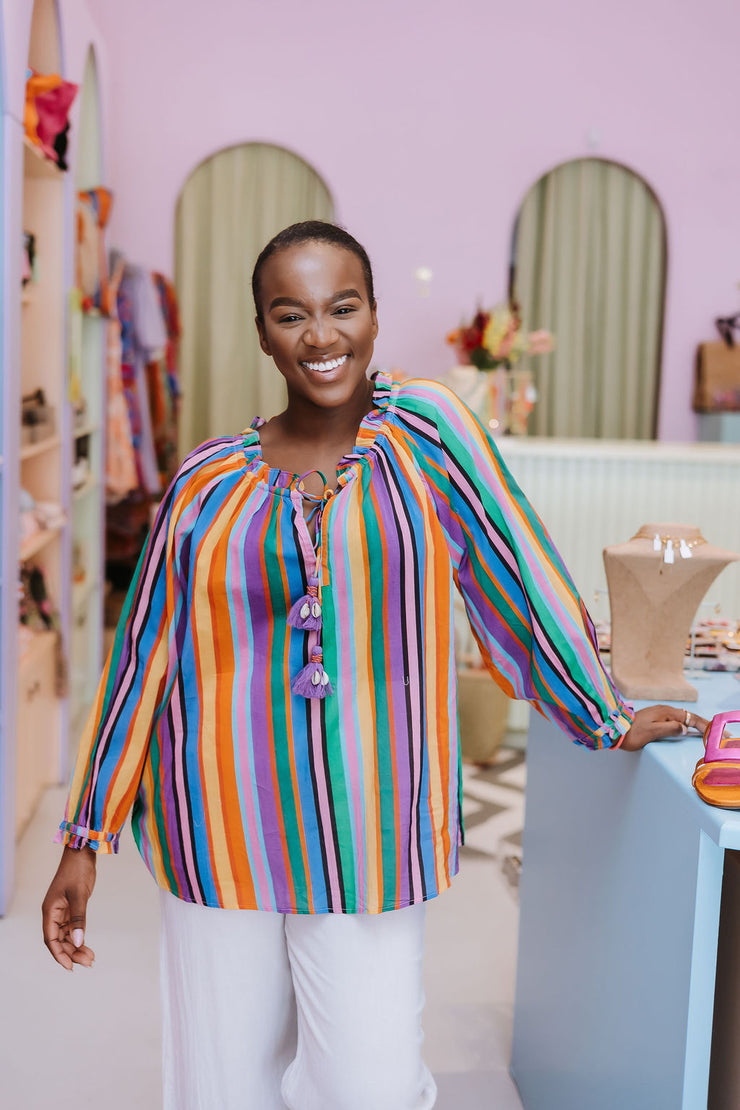 Palme - Cotton Top - Multi Fonce