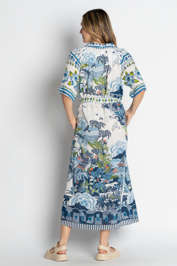 LulaLife - Dita Shirtdress - Ocean