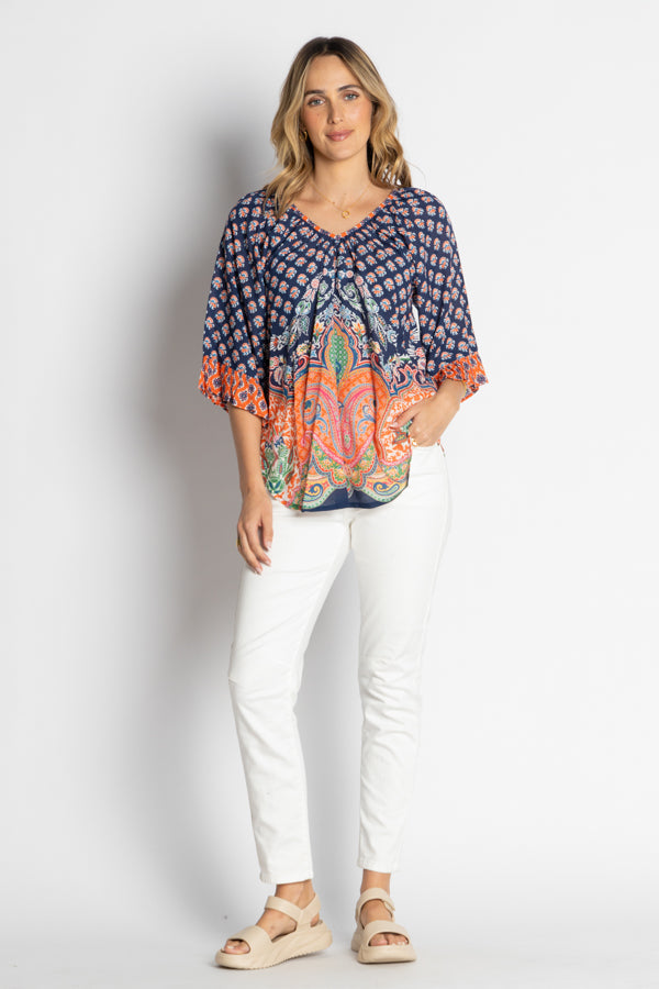LulaLife - Top - Sarai Navy - Elizabeth Summer