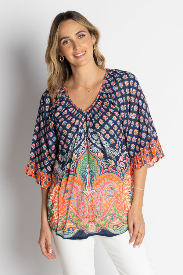 LulaLife - Top - Sarai Navy - Elizabeth Summer