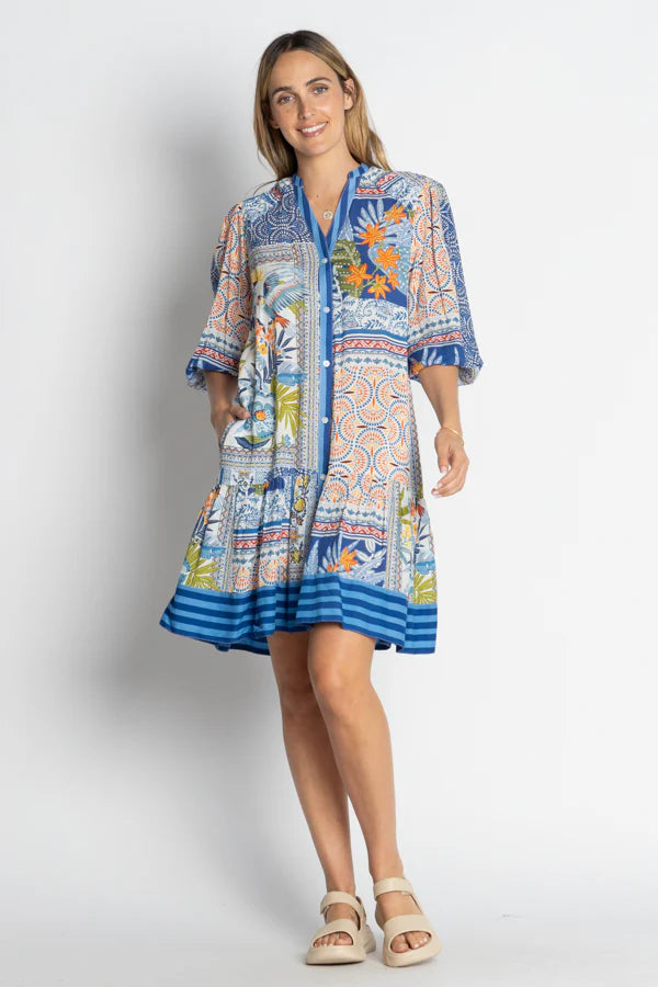 LulaLife - Velora Dress - Ocean - Elizabeth Summer