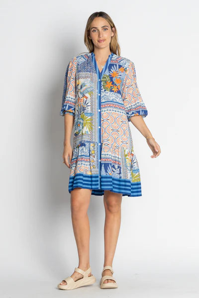 LulaLife - Velora Dress - Ocean - Elizabeth Summer