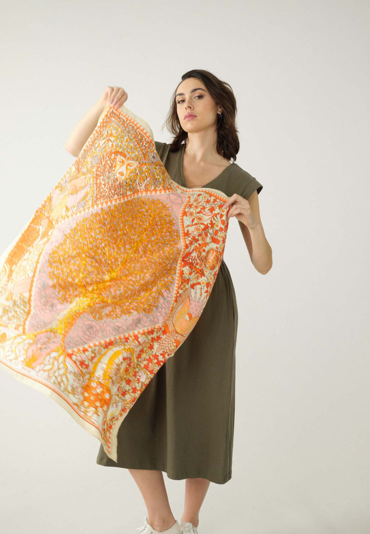 DEELUXE - Summer Scarf - Orange