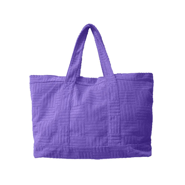 Summer Towelling Bag - Purple - Elizabeth Summer