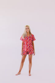 Pyjamas - Pink Floral - Elizabeth Summer
