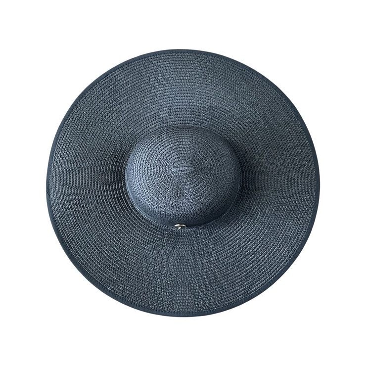 Black - Round Hat - Elizabeth Summer