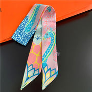 Twilly - Thin Head scarf - Giraffe - Elizabeth Summer