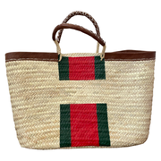 Monogram Moroccan Basket - Personalised - Rectangle - Elizabeth Summer