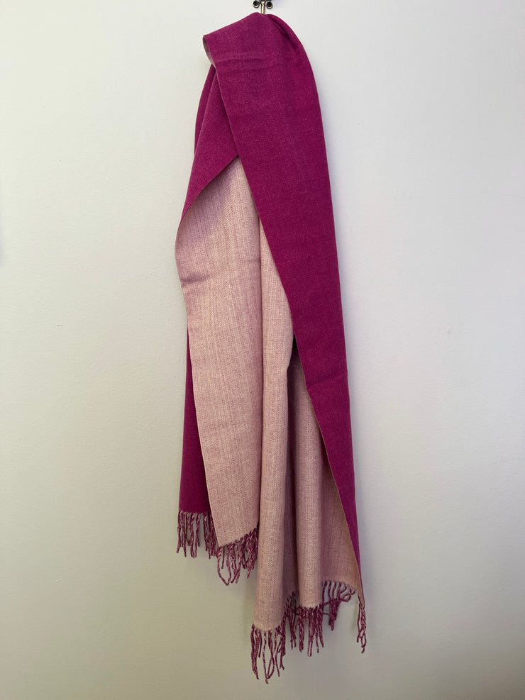 Luxe Cashmere - Double Sided - Magenta - Elizabeth Summer