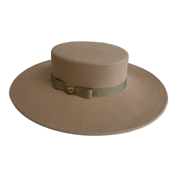 Bolero Wool Hat - Latte - Elizabeth Summer