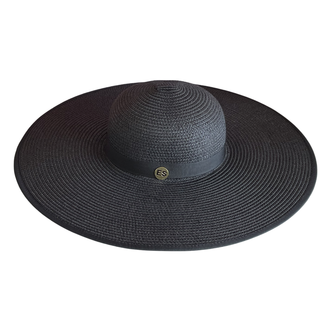 Black Round Hat