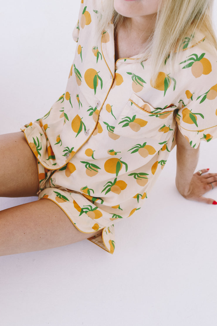 Pyjamas  - Peaches - Short Set - Elizabeth Summer